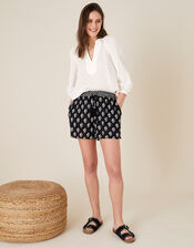Rori Shorts in LENZING™ ECOVERO™, Black (BLACK), large