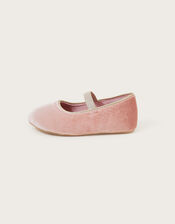 Velvet Walker Shoes, Pink (PINK), large