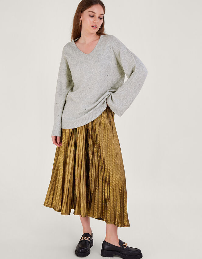 Han Heatseal Embellished Jumper , Grey (GREY), large