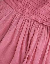 Ellay Cross Back Chiffon Prom Dress, Pink (DUSKY PINK), large