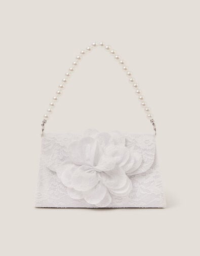 Mini Flower Lace Bridesmaid Bag, , large
