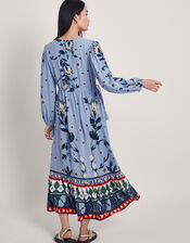 Aldina Floral Dress, Blue (BLUE), large