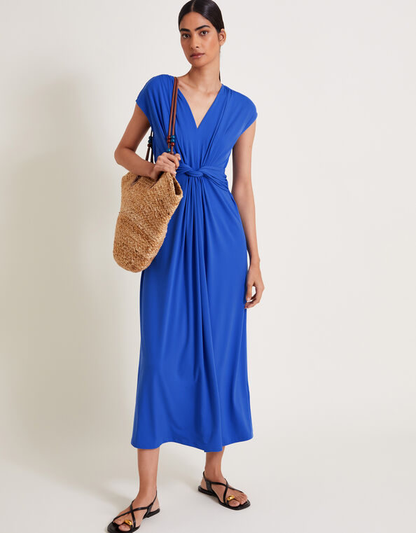 Jaya Jersey Maxi Dress, Blue (COBALT), large