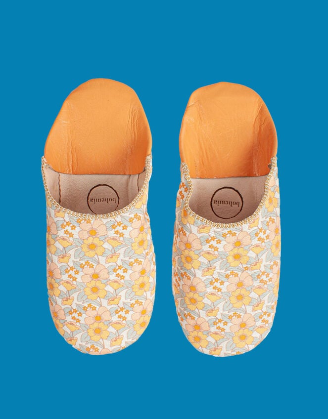 Bohemia Design Margot Babouche Slippers, Orange (ORANGE), large