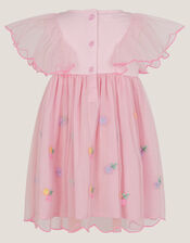 Baby Butterfly Tulle Jersey Dress, Pink (PINK), large
