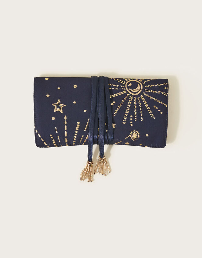 Cassie Starburst Jewellery Roll, , large