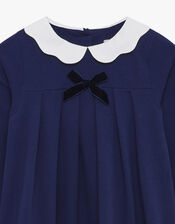 Trotters Anna Petal Dress, Blue (NAVY), large