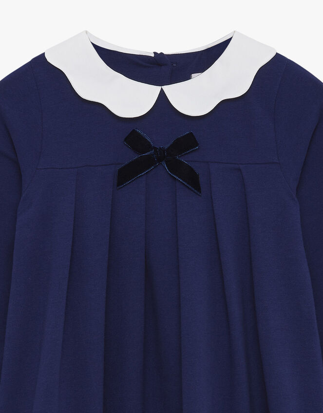 Trotters Anna Petal Dress, Blue (NAVY), large