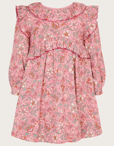 Baby Floral Print Dress, Pink (PINK), large