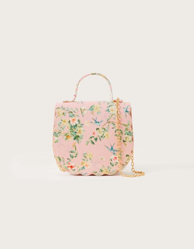 Pretty Scallop Print Bag, , large