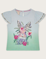 Embellished Bunny Top, Blue (AQUA), large