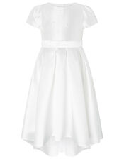 Henrietta Pearl Embellished Dress , White (WHITE), large
