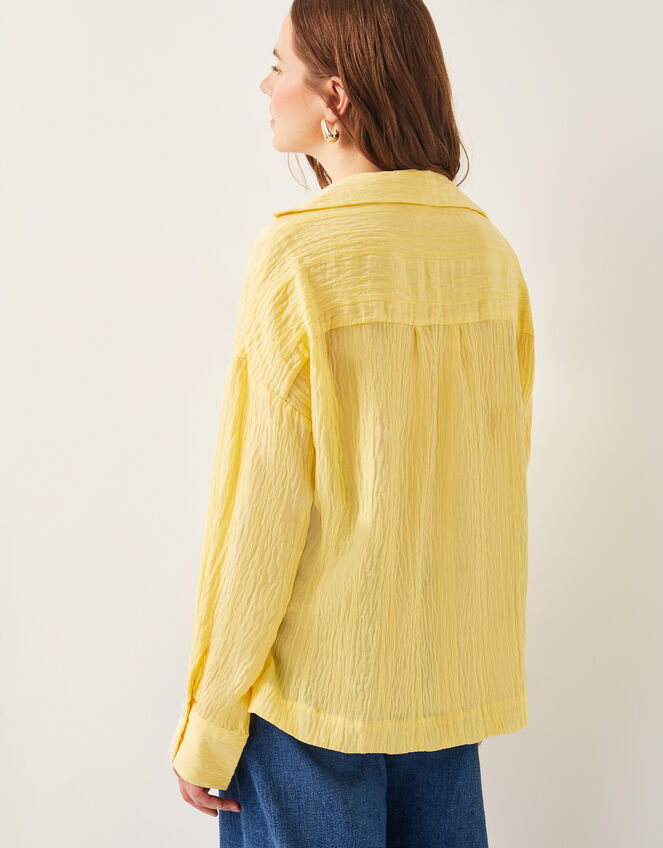 Tilda Textured Shirt, Yellow (YELLOW), large