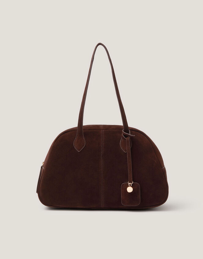 Dalia Suede Bowler Bag