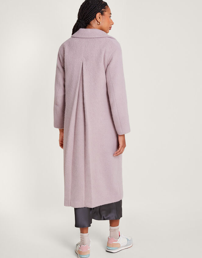 Jenny Brushed Wool Smart Coat, Pink (PINK), large