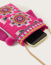 Pom-Pom Phone Bag, , large