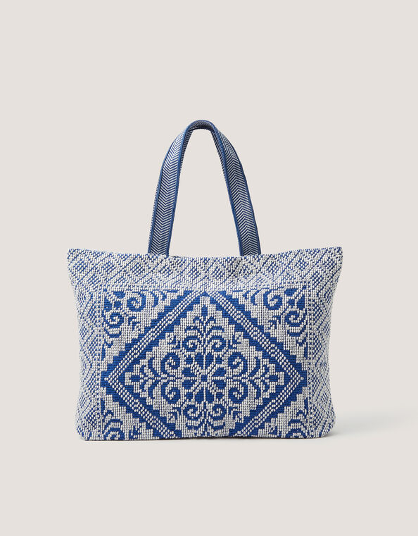 Janine Floral Tapestry Tote Bag, , large