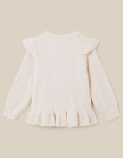 Monsoon x My Little Pony Sequin Carousel Ruffle Jumper, Ivory (IVORY), large