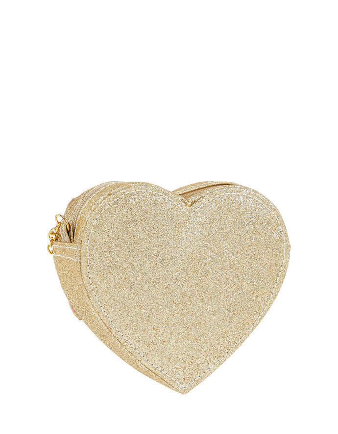 Roxy Rainbow Glitter Heart Bag