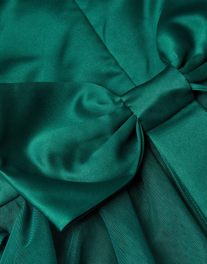 Tulle Bridesmaid Dress, Green (DARK GREEN), large