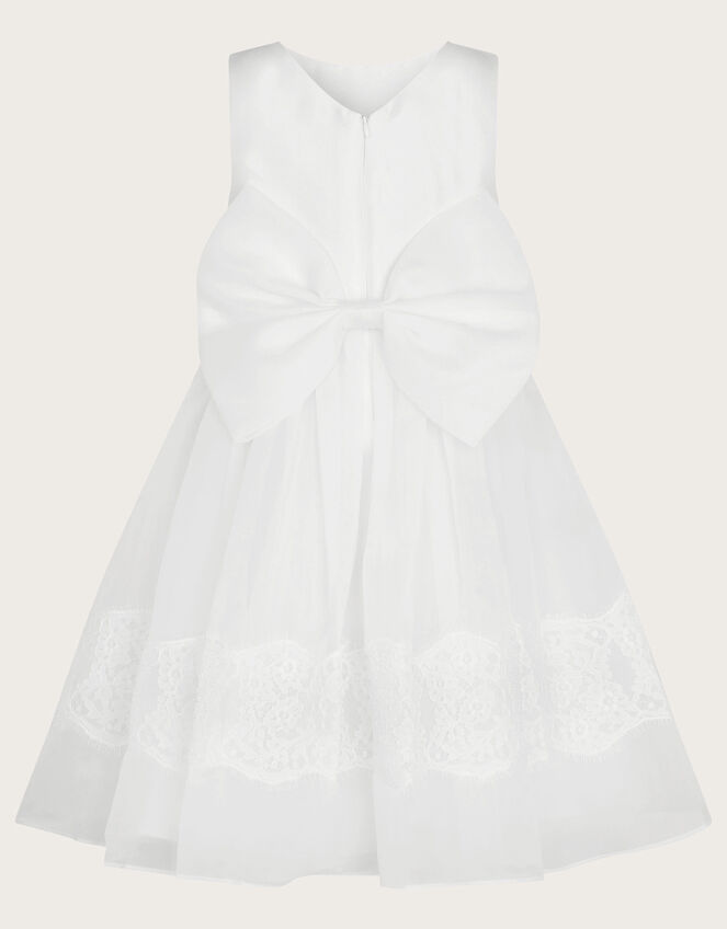 Alovette Lace Communion Dress, White (WHITE), large