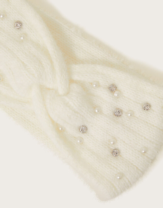 Diamante Knit Bando, , large