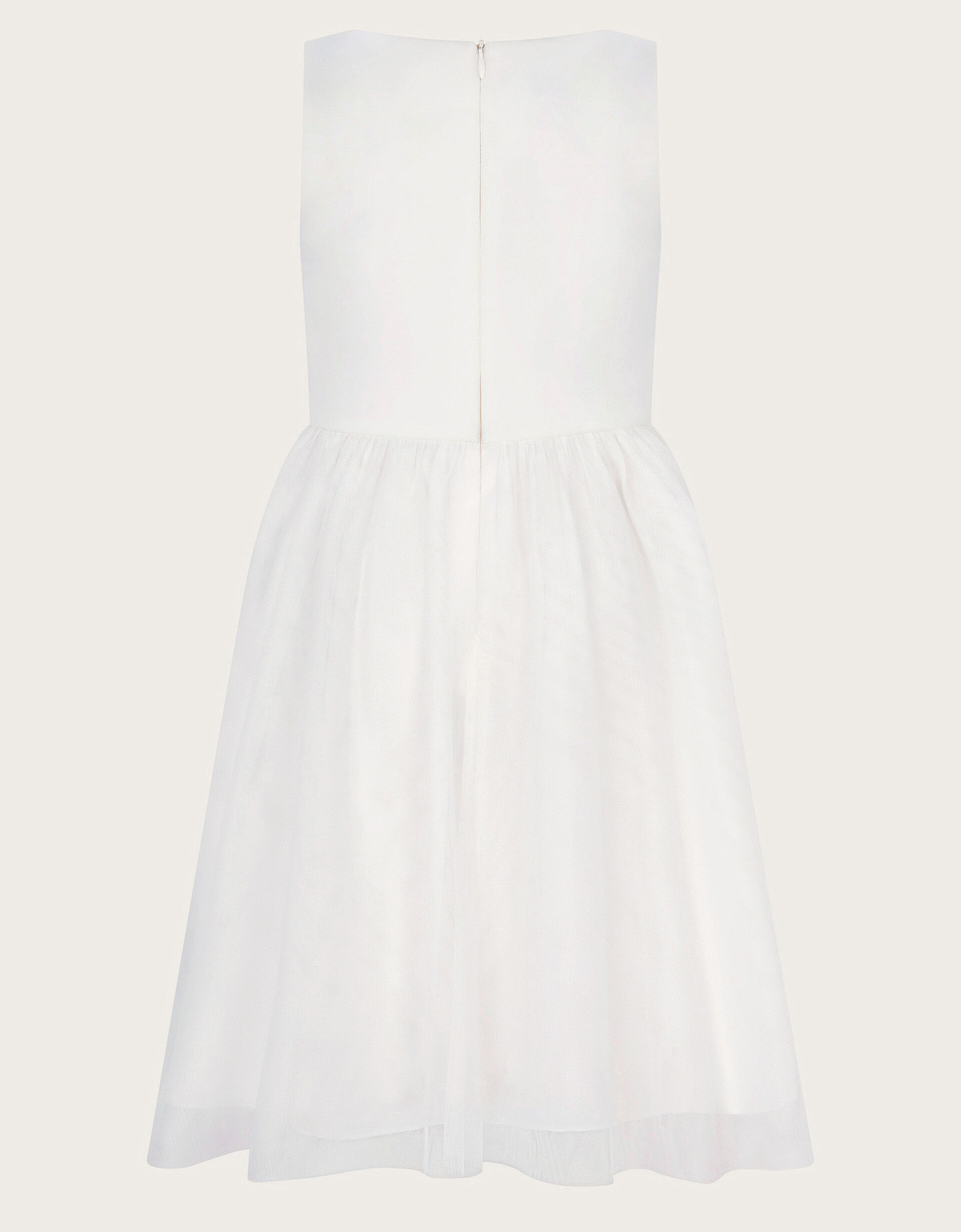 By Debra Junior cap sleeve navy scuba dress