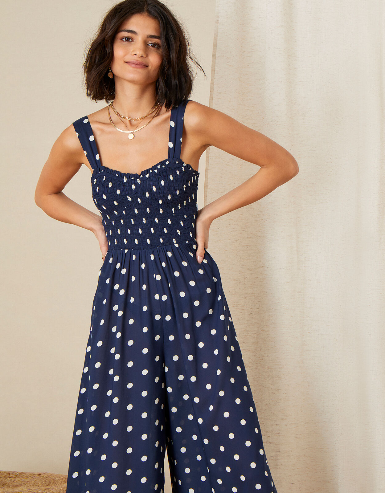 Polka dot jumpsuit hotsell uk