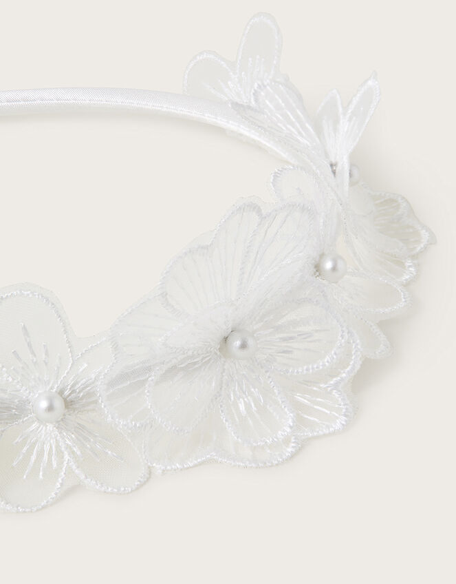 Lace Floral Bridesmaid Headband , , large
