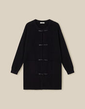 Tia Knit Jacket, Black (BLACK), large
