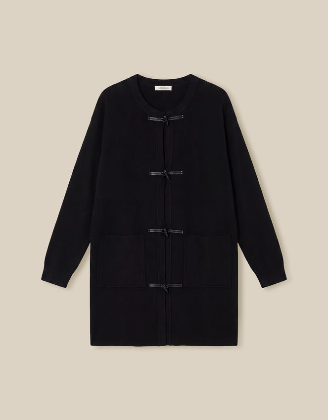 Tia Knit Jacket, Black (BLACK), large