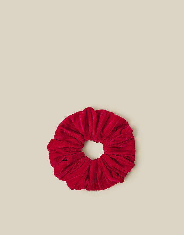Crushed Velvet Hair Scrunchie, , large