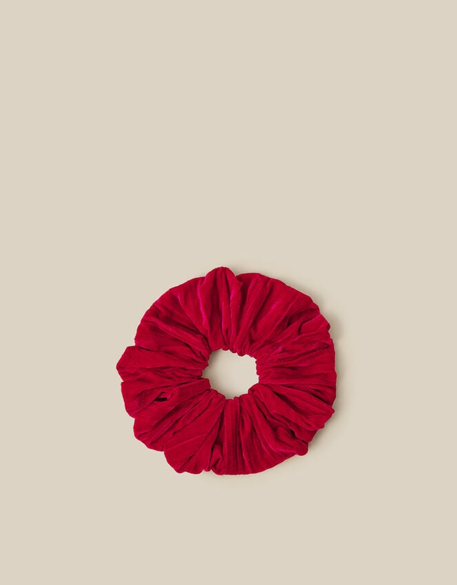 Crushed Velvet Hair Scrunchie, , large