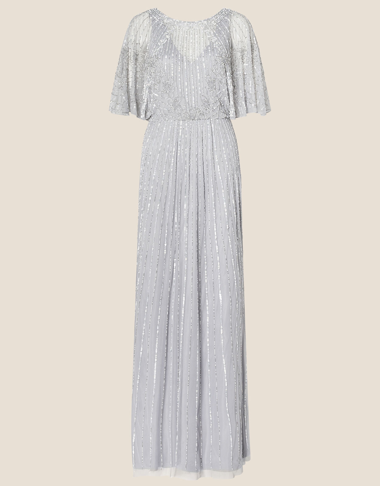 Monsoon silver sequin dress shop