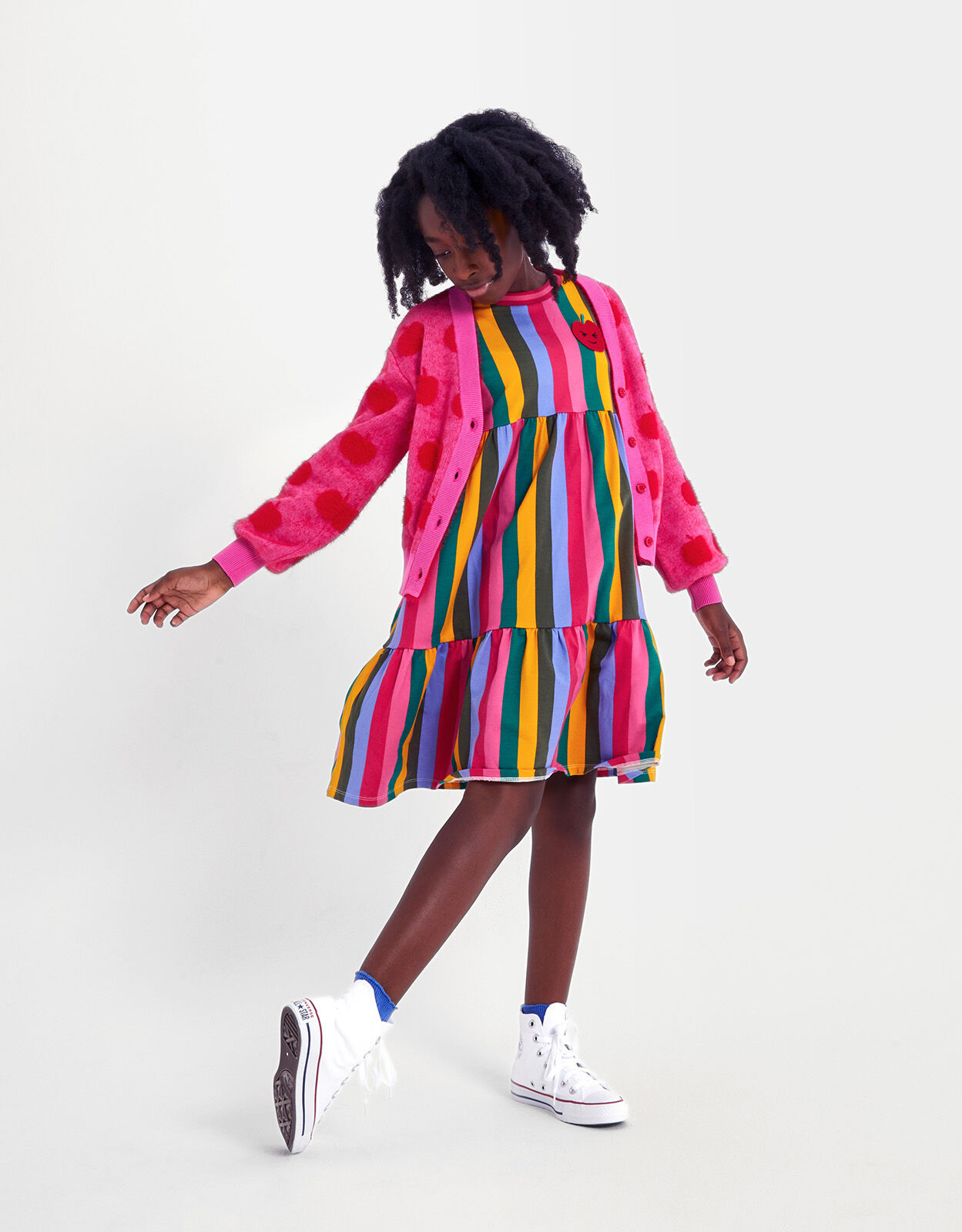 Monsoon sylvia stripe dress discount