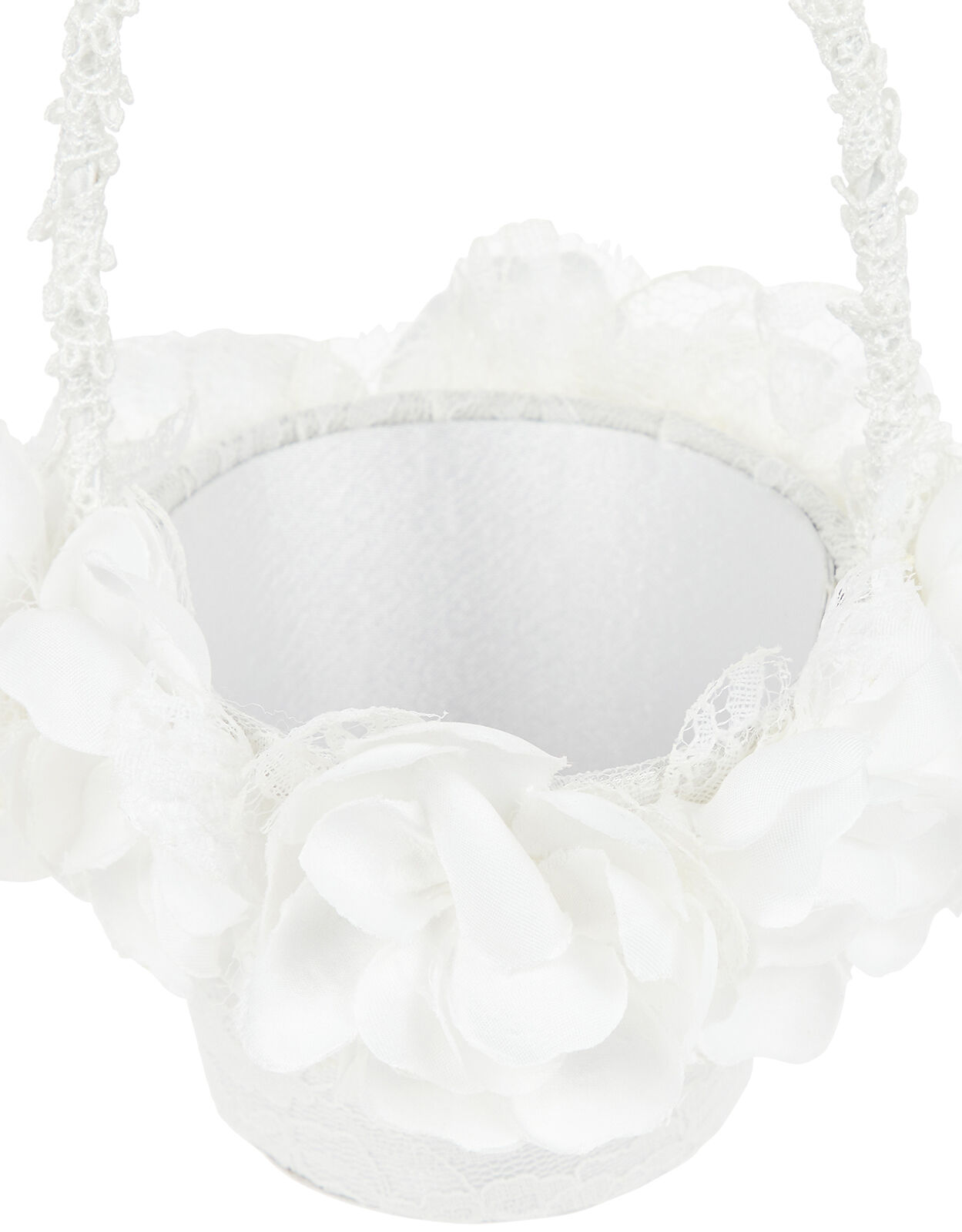 Floral Lace Basket Bag