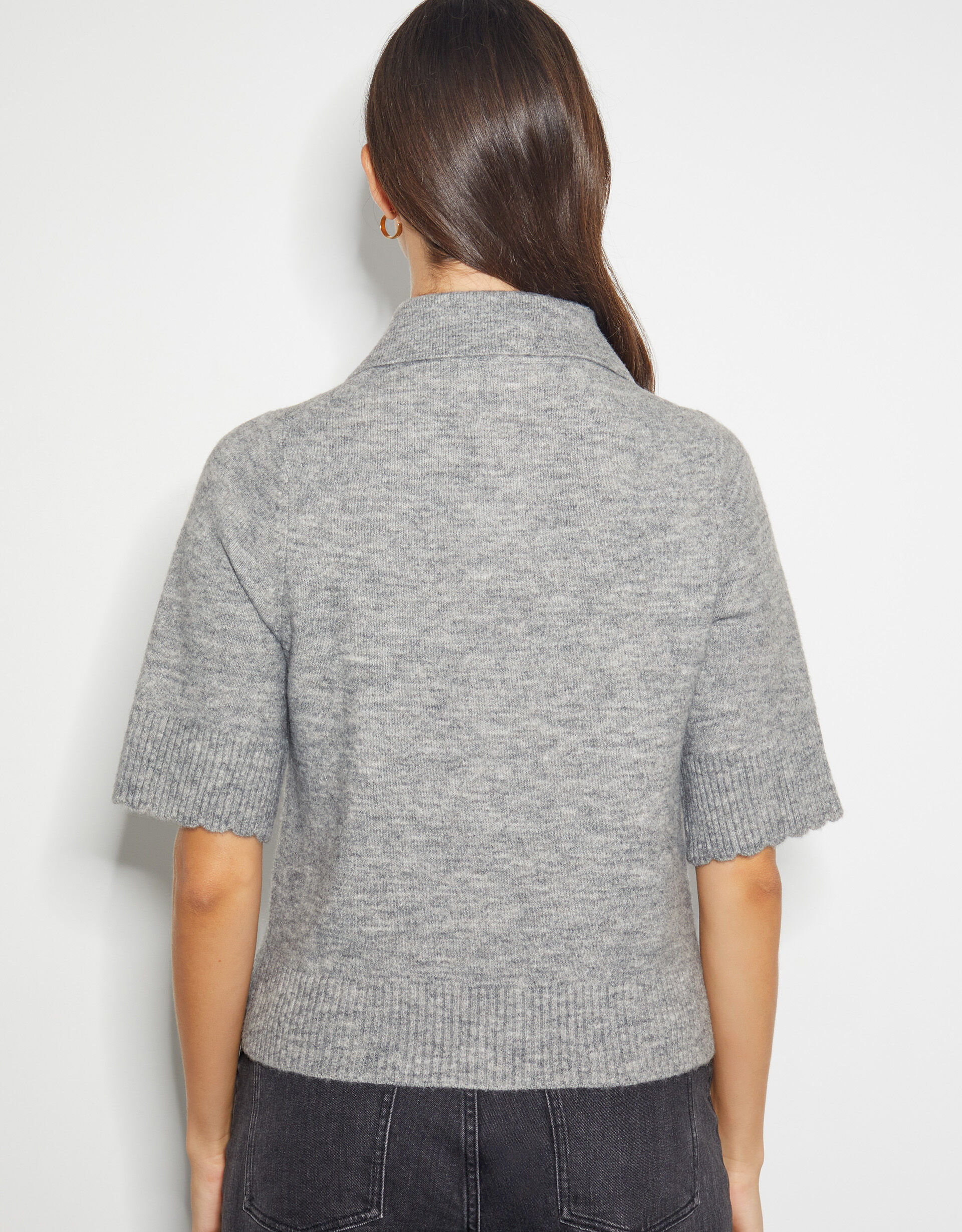 Monsoon grey cardigan store