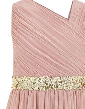 Abigail One Shoulder Prom Dress, Pink (DUSKY PINK), large