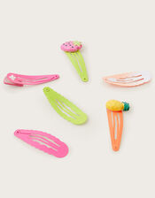6-Pack Fruity Hair Clips, , large