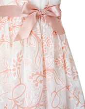 Baby Annie Printed Lace Dress, Ivory (IVORY), large