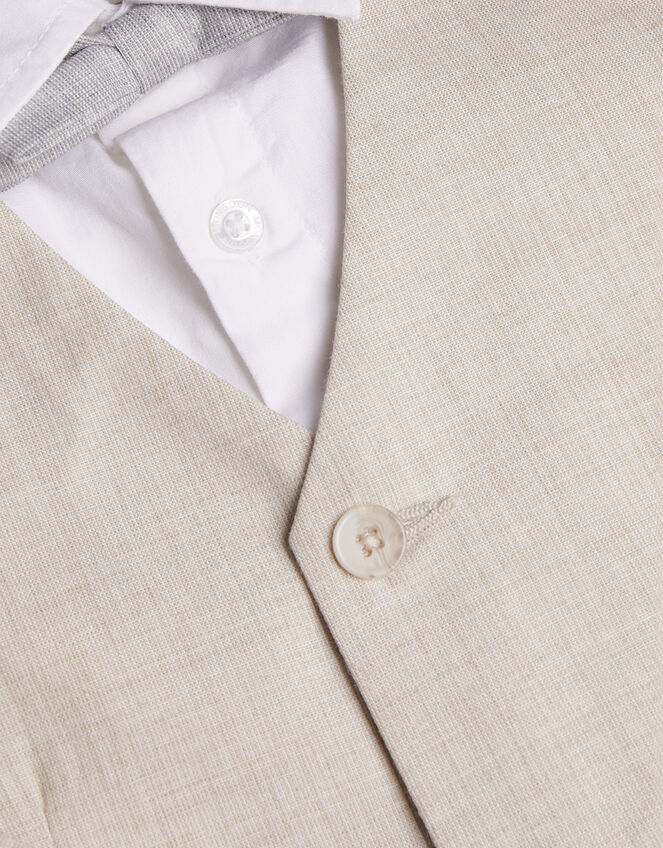 Four-Piece Suit with Bow Tie, Natural (STONE), large