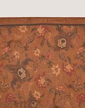 Princella Floral Print Scarf, Yellow (OCHRE), large