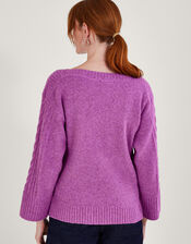 Satu Stitch Jumper, Purple (LILAC), large