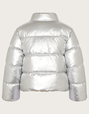 Starry Metallic Jacket, Silver (SILVER), large