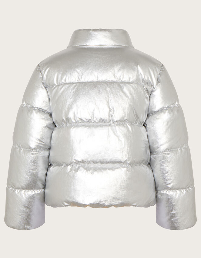 Starry Metallic Jacket, Silver (SILVER), large