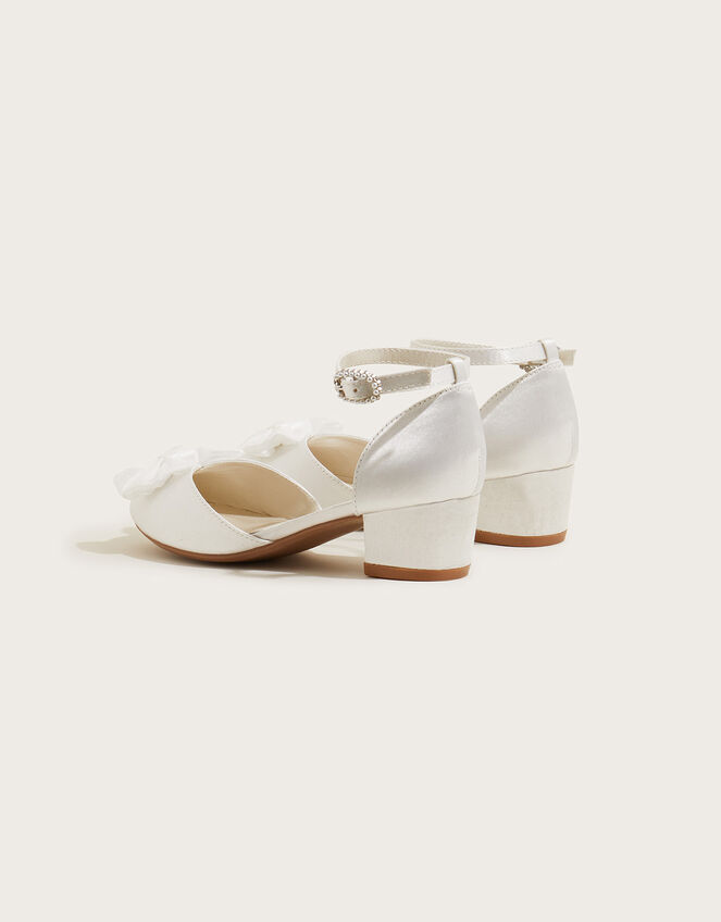 Communion Bow Two-Part Heels, White (WHITE), large