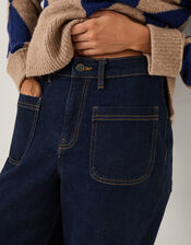 Arlo Regular Cropped Jeans, Blue (INDIGO), large