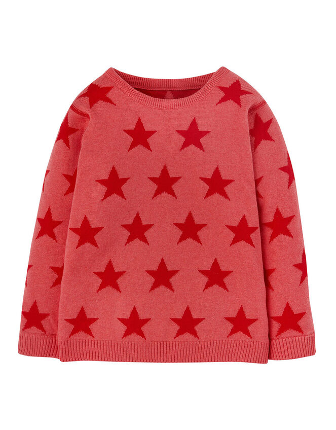 Frugi Zola Reversible Jumper, Pink (PINK), large