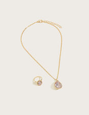 Treasure Jewel Pendant Necklace and Ring, , large