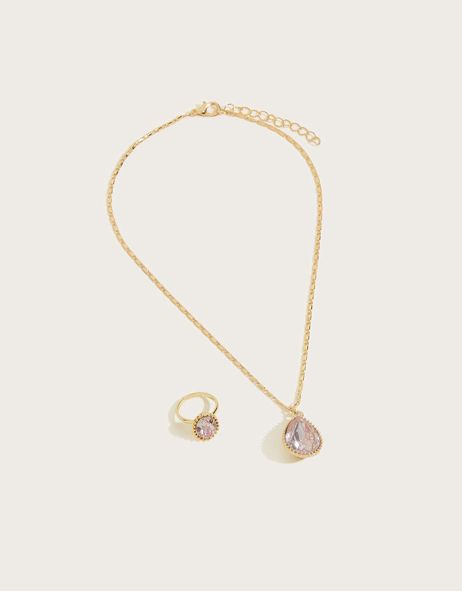 Treasure Jewel Pendant Necklace and Ring, , large